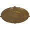 Ekena Millwork Attica Ceiling Medallion (Fits Canopies up to 3 3/4"), Hand-Painted Pale Gold, 39 1/2"OD x 2 1/2"P CM39ATPAS - alternate 3